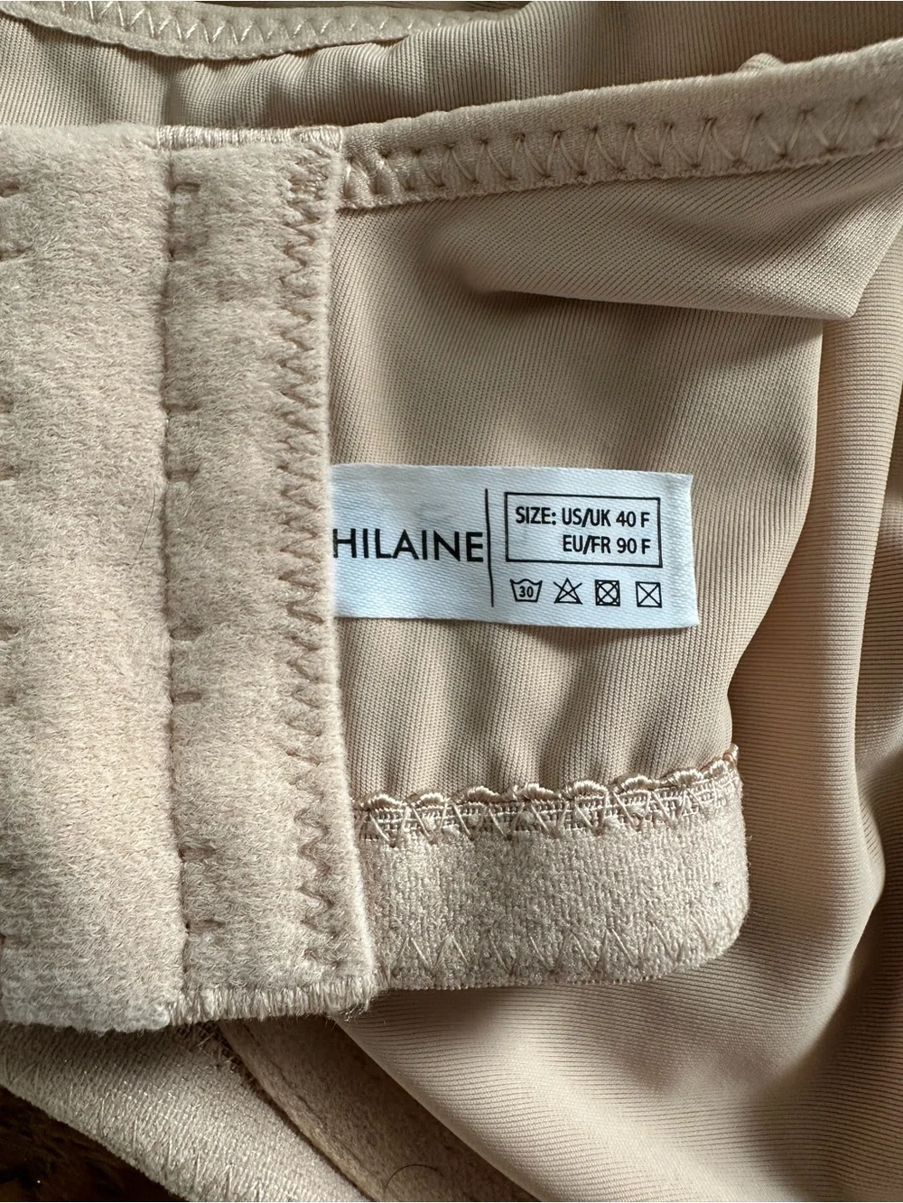 Hilane Nude Underwire Bra